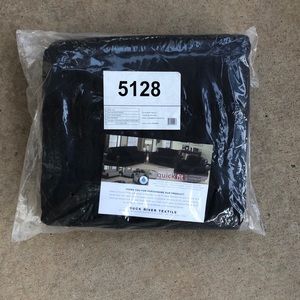 Reversible silver gray or black waterproof microfiber love chair or seat cover